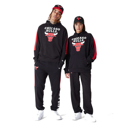 New Era NBA Chicago Bulls Colour Block Pullover Hoodie