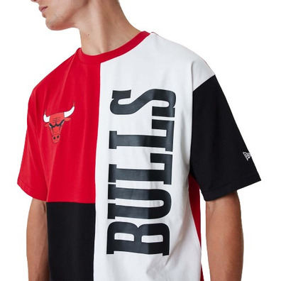 New Era NBA Chicago Bulls Cut And Sew Oversized Tee