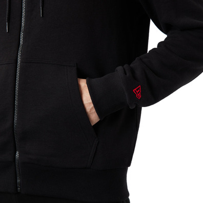 New Era NBA Chicago Bulls Script Logo FZ Hoodie "Black"