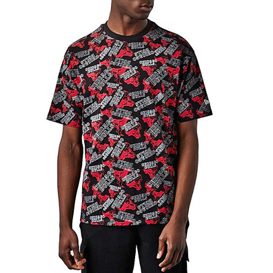 New Era NBA Chicago Bulls Team AOP Oversize Tee