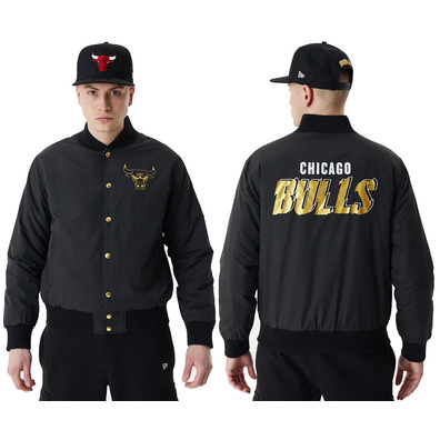 New Era NBA Chicago Bulls Team Script Bomber Jacket