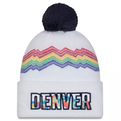 New Era NBA Denver Nuggets Pom-Pon Beanie City Edition 2024