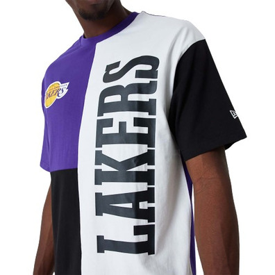 New Era NBA L.A Lakers Cut And Sew Oversized Tee