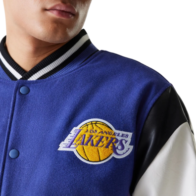 New Era NBA L.A Lakers Floral Varsity Jacket "Blue"