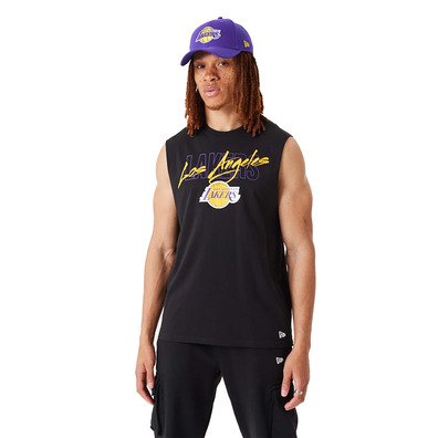 New Era NBA L.A Lakers NBA Script Essential Sleeveless Tee