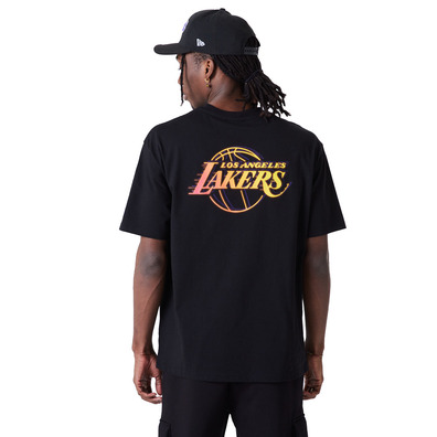 New Era NBA L.A Lakers Neon Fade Logo Tee