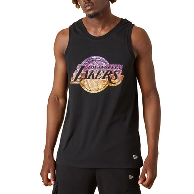 New Era NBA L.A Lakers Team Water Print Logo Tank Top