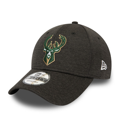 New Era NBA Milwaukee Bucks Shadow Tech Black 9FORTY Cap