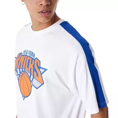 New Era NBA New York Knicks Colour Block Oversized T-Shirt