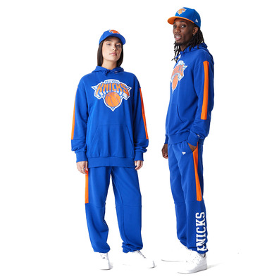 New Era NBA New York Knicks Colour Block Pullover Hoodie