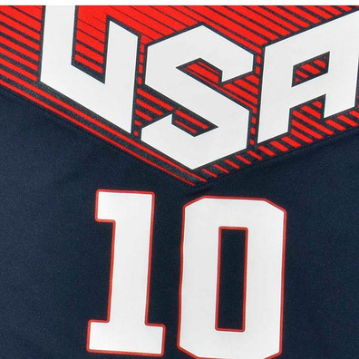 Camiseta Réplica Kyrie Irving #10# USA 2014 (452/navy/rojo/bl)