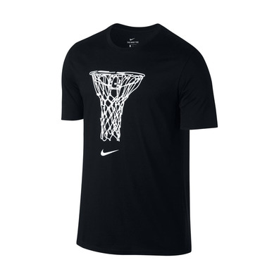 Nike Camiseta Dry Basket Draw (010/black/white)