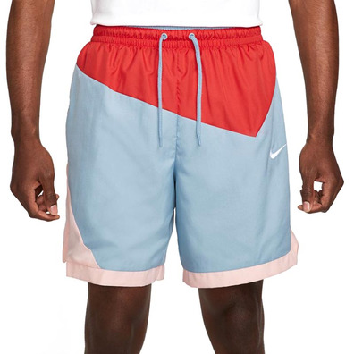 Nike DNA Woven Basketball Shorts "GreyRedPink"