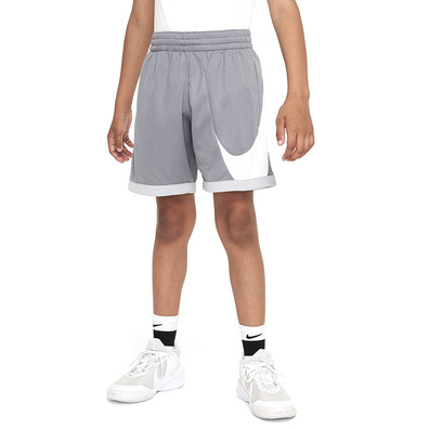 Nike Dri-FIT Basketball Shorts Boys "Smoke Grey"