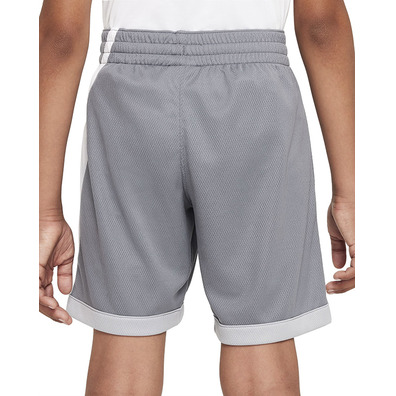 Nike Dri-FIT Basketball Shorts Boys "Smoke Grey"