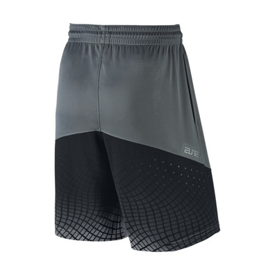 Nike Elite Basketball Short (065/cool grey/black/metallic silver)