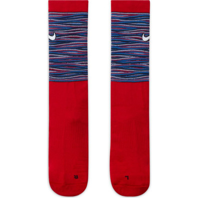 Nike Elite Crew Basketball Socks "University Red /White"