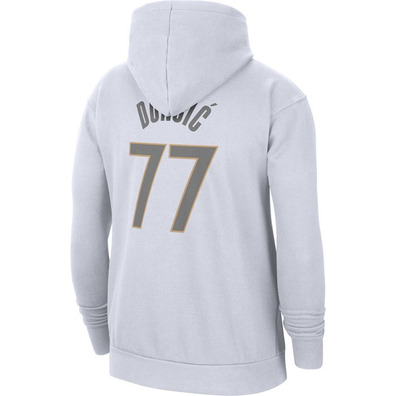 Nike Kids NBA Dallas Doncic 77 City Hoodie "White"