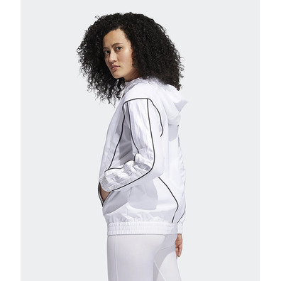 Adidas Women Podium Basketball Jacket "White"