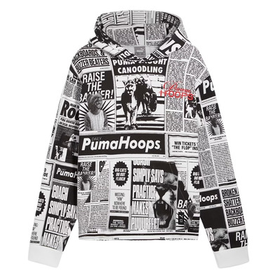 Puma Basketball Media Day Hoodie "Black-White"