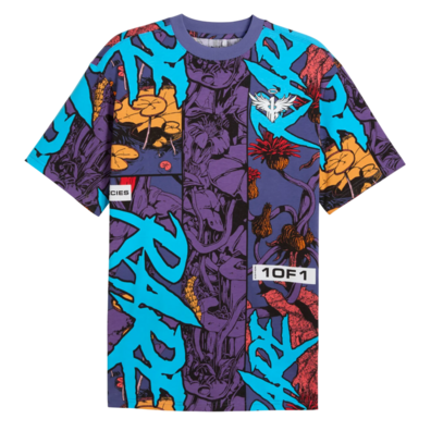 Puma Basketball Melo Phoenix AOP T-Shirt "Blue Crystal"