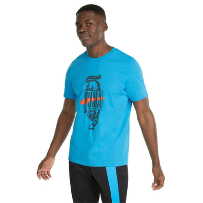 Puma Basketball Qualifier SS Tee "Blue"