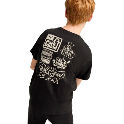 Puma Kids ESS+ MID 90s Graphic Tee B "Black"