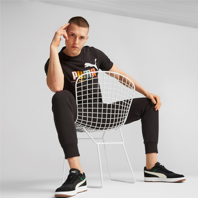 Puma ESS+ Multicolor Tee "Black"