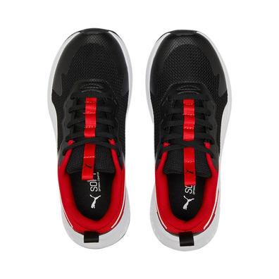 Puma Evolve Run Mesh Jr "Black-Red"