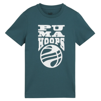 Puma Junior Basketball Blueprint Tee "Cold Green"