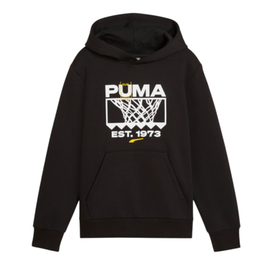 Puma Junior Basketball Winning Shot Hoodie Fleece "Black"