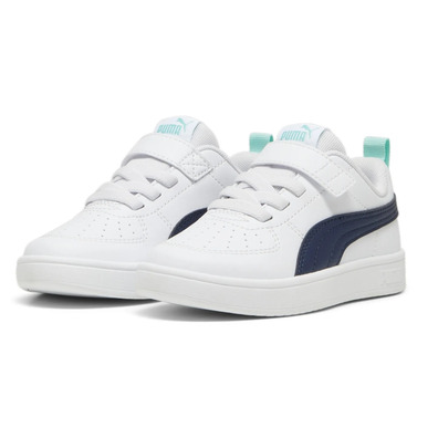 Puma Kids Rickie AC+ PS "White-Navy-Turquoise"