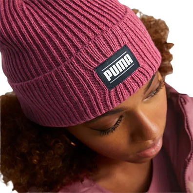 Puma Ribbed Classic Cuff Beanie (dusty orchid)