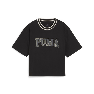 PUMA SQUAD Graphic Tee "Black-White"