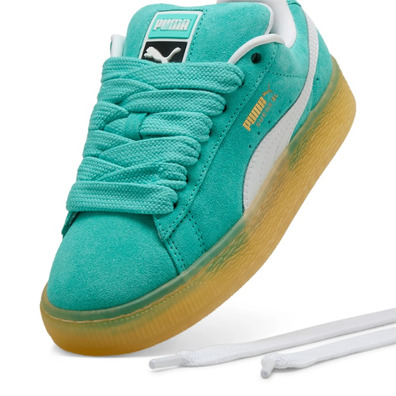 Puma Suede XL Jr  "Aquatic White"