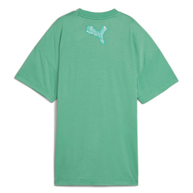 Puma Womans Basketball Art-Hitect Sparkle Trophy Tee 1 "Jade Frost"