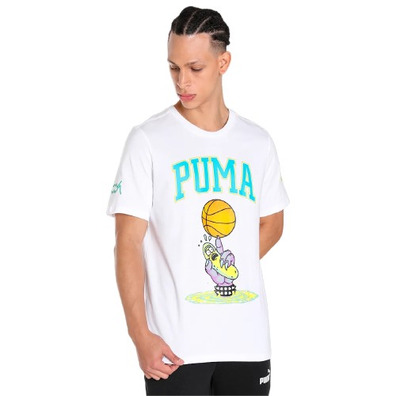 PUMA x Rick and Morty Pickle Rick Tee "White"