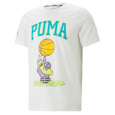 PUMA x Rick and Morty Pickle Rick Tee "White"