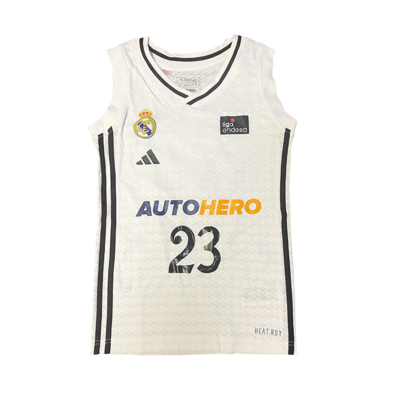 Real Madrid Camiseta Basket Niñ@ 1ª Equip 24/25 # 23 LLULL #