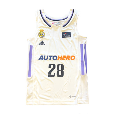 Real Madrid Camiseta Basket Niñ@ 1ª Equipación # 28 YABUSELE #