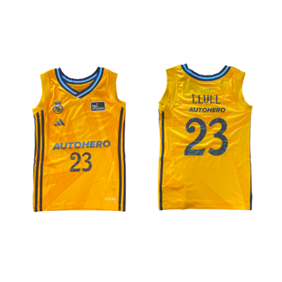 Real Madrid Camiseta Basket Niñ@ 2ª Equip 24/25 # 23 LLULL#