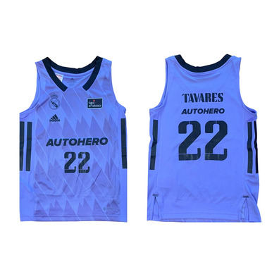 Real Madrid Camiseta Basket Niñ@ 2ª Equipación # 22 TAVARES #