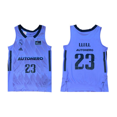 Real Madrid Camiseta Basket Niñ@ 2ª Equipación # 23 LLULL #