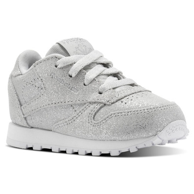 Reebok Classic Leather Infants (Ms-Silver Metallic)