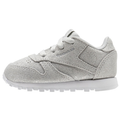 Reebok Classic Leather Infants (Ms-Silver Metallic)