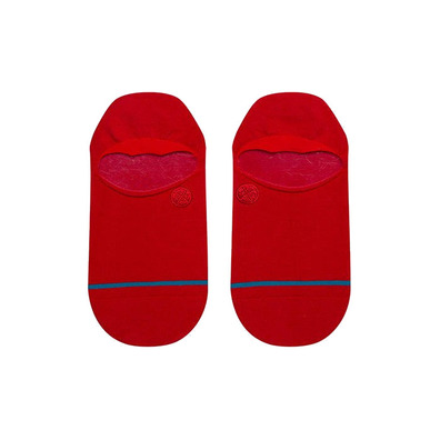 Stance Casual Icon No Show Socks "Red"