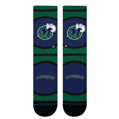 Stance Casual NBA Dallas Mavericks Mini Ball Hardwood Classic Poly Crew Socks