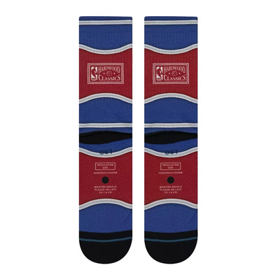 Stance Casual NBA Denver Nuggets Mini Ball Hardwood Classic Poly Crew Socks