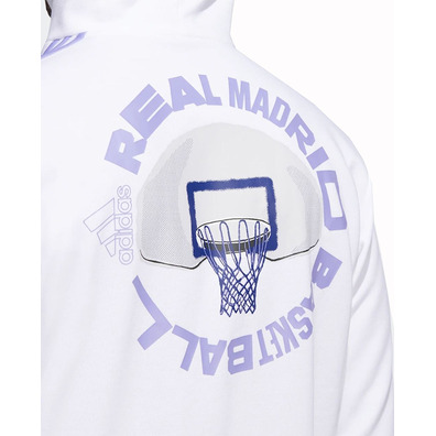 Sweat à Capuche Basket Adidas Real Madrid GFX