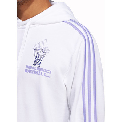 Sweat à Capuche Basket Adidas Real Madrid GFX